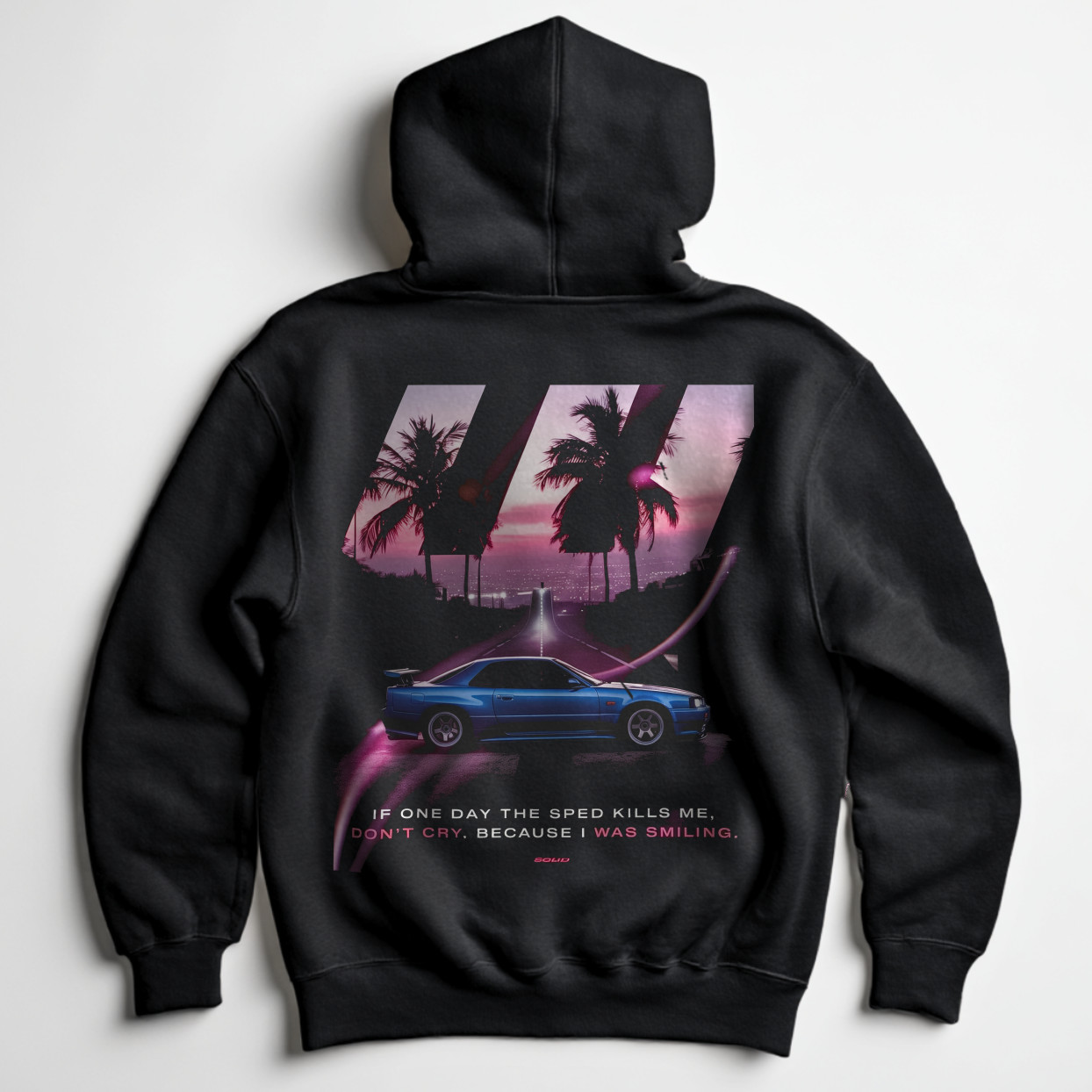 I was smiling - Premium Hoodie