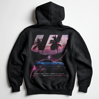 I was smiling - Bluza z kapturem Premium