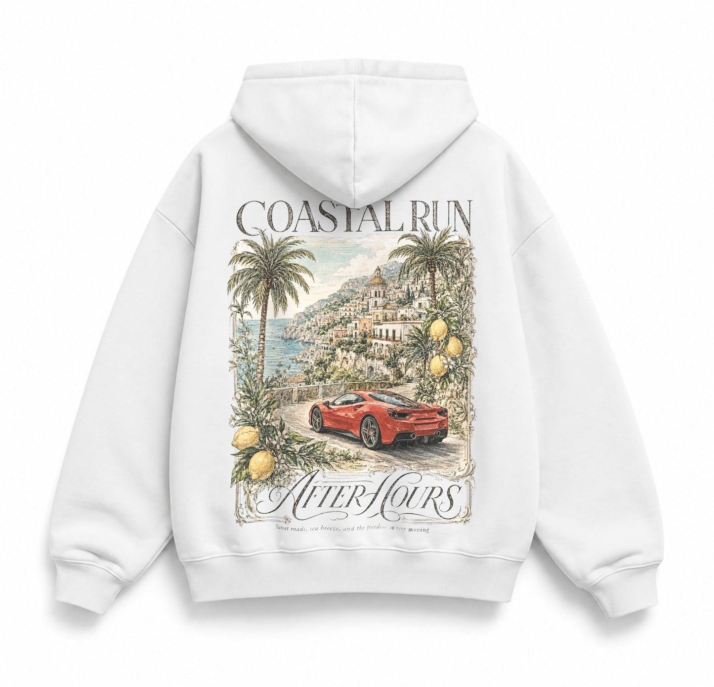Sweat à capuche oversize unisexe Coastal Run