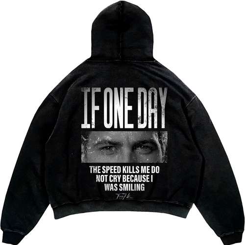 IF ONE DAY Oversized Hoodie