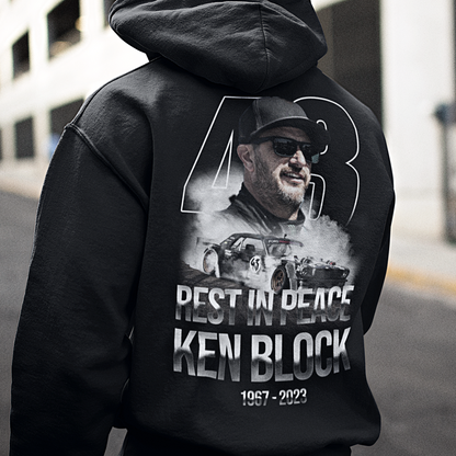Ken Block Rest in Peace premium hoodie
